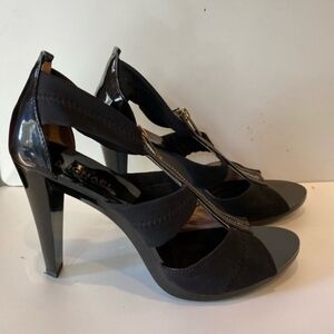 Michael Kors Black Strappy Heels